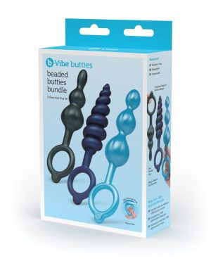 b-Vibe Butties Beaded Bundle – 3 pc Set by b-vibe product image