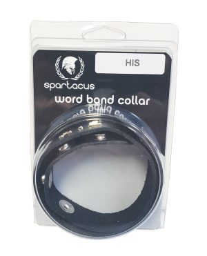 Spartacus HIS Leather Collar – Black by Spartacus product image