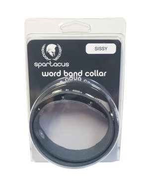 Spartacus SISSY Leather Collar – Black by Spartacus product image