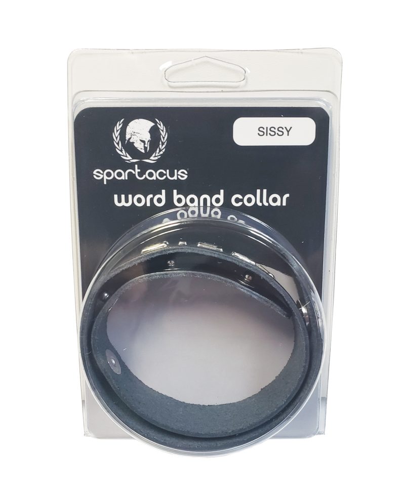 Spartacus SISSY Leather Collar – Black by Spartacus product image