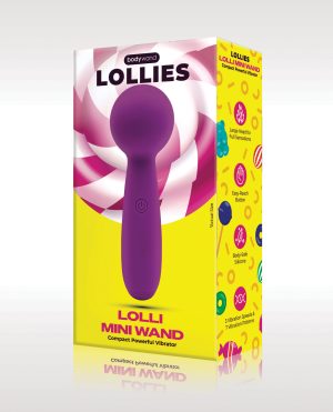 XGen Bodywand Lolli Mini Wand Vibrator – Purple by Bodywand product image