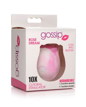Curve Toys Gossip Cum Into Bloom Clitoral Vibrator – Rose Dream Swirl by Gossip product image