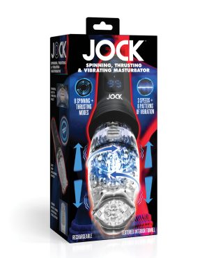Curve Novelties Jock Spinning & Thrusting Masturbator by Jock product image