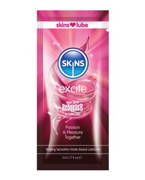 Skins Excite Water Based Lubricant – 5 ml Foil by Creative Conceptions product image