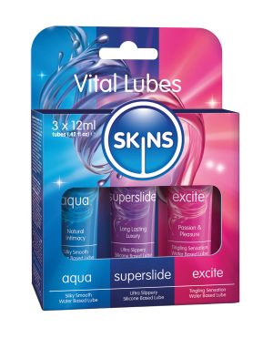 Skins Vital Lubes – 12 ml Tubes Pack of 3 by Creative Conceptions product image