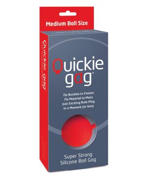 Quickie Ball Gag Medium – Red by Quickie Gag product image