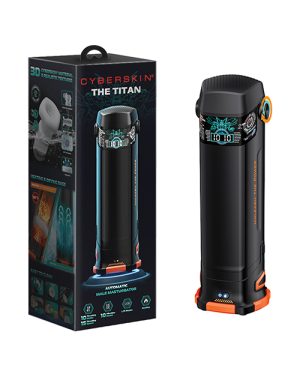 The Titan Thrusting & Vibrating Masturbator by CyberSkin product image