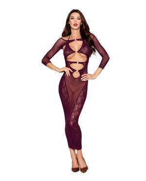 Seamless Gown w/Removable Shrug 2 pc Set – Cherry Lacquer O/S by Black Diamond product image