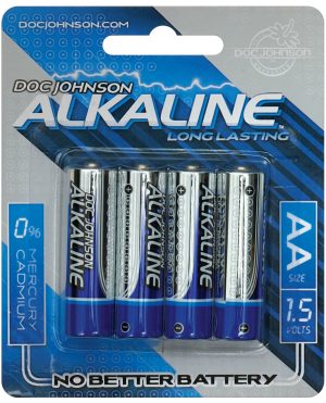 Doc Johnson Alkaline Batteries – AA 4 Pack by Doc Johnson product image