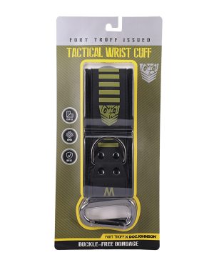 Fort Troff Tactical Wrist Cuffs – Black/Green by Fort Troff product image