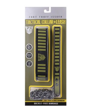 Fort Troff Tactical Collar & Leash – Black/Green by Fort Troff product image