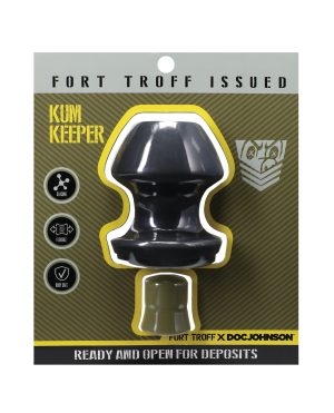 Fort Troff Kum Keeper Anal Plug – Large, Black by Fort Troff product image