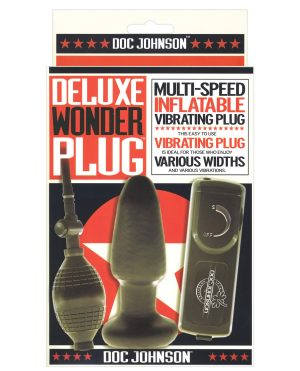 Deluxe Wonder Plug Inflatable Vibrating Butt Plug – Multi Speed by Wonder Plug product image