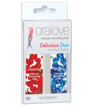 Oralove Delicious Duo Flavored Lube – Warming & Tingling by Oralove product image