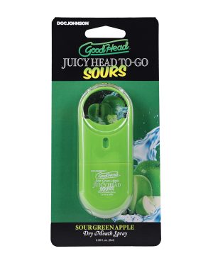 GoodHead Juicy Head Dry Mouth Spray To-Go – .30 oz Sour Green Apple by GoodHead product image