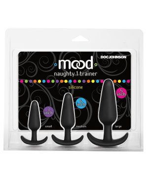 Best Sellers 170 Mood Naughty 1 Anal Trainer Set – Black Set of 3 by Mood product image