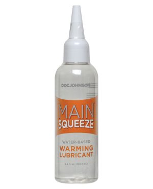 Main Squeeze Warming Water-Based Lubricant – 3.4 oz by Main Squeeze product image