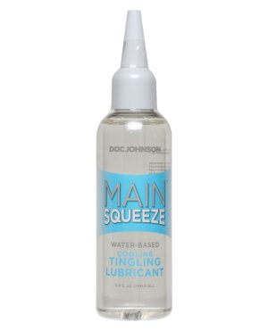Main Squeeze Cooling/Tingling Water-Based Lubricant – 3.4 oz by Main Squeeze product image