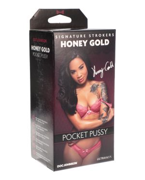 Signature Strokers ULTRASKYN Pocket Pussy – Honey Gold by Signature Strokers product image