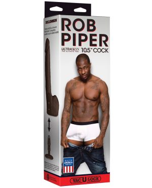 Rob Piper Cock w/Balls & Suction Cup – Chocolate by Signature Cocks product image