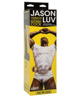 Signature Cocks ULTRASKYN 10″ Cock w/Removable Vac-U-Lock Suction Cup – Jason Luv by Signature Cocks product image