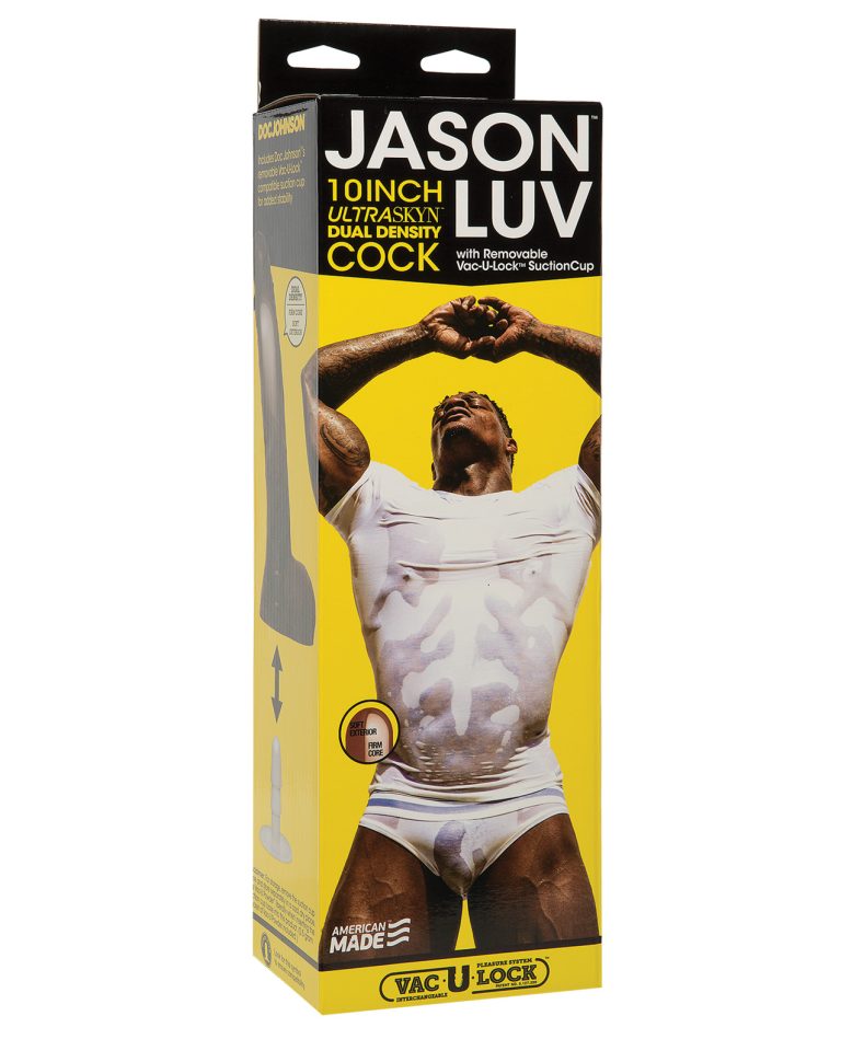 Signature Cocks ULTRASKYN 10″ Cock w/Removable Vac-U-Lock Suction Cup – Jason Luv by Signature Cocks product image