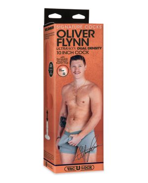 Signature Cocks ULTRASKYN 10″ Cock w/Removable Vac-U-Lock Suction Cup – Oliver Flynn by Signature Cocks product image