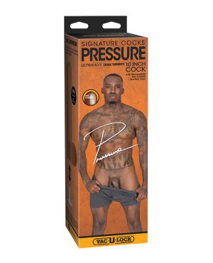 Signature Cocks ULTRASKYN 10″ Cock w/Removable Vac-U-Lock Suction Cup – Pressure by Signature Cocks product image