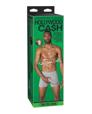 Signature Cocks ULTRASKYN 11″ Cock w/Removable Vac-U-Lock Suction Cup – Hollywood Cash by Signature Cocks product image
