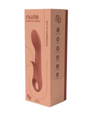 NUDE Sierra Rechargeable G-Spot Duo Vibrator – Peach by Nude product image