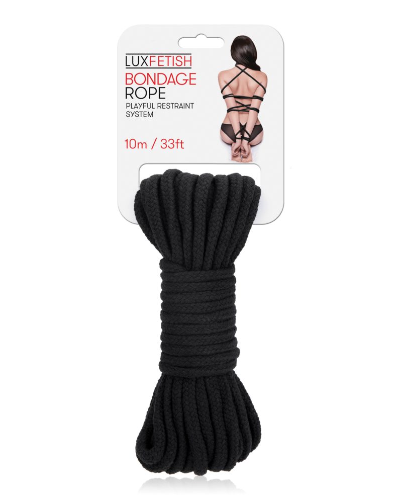 Lux Fetish Bondage Rope – 10m/33 ft Black by Lux product image
