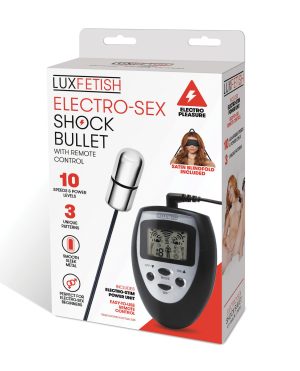 Lux Fetish Electro Sex Shock Bullet w/Remote by Lux Fetish product image