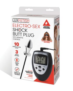 Lux Fetish Electro Sex Shock Butt Plug w/Remote by Lux Fetish product image