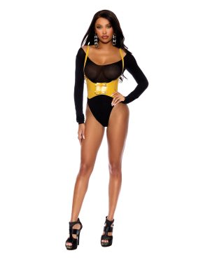 Leather Harness w/Adjustable Buckle Straps and Front Velcro Buckle Closure – Yellow 32 by Elegant Moments product image