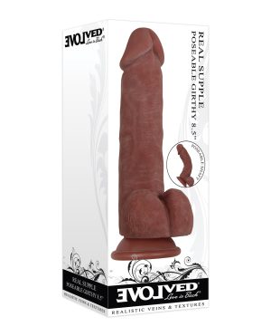 Evolved Real Supple Poseable Girthy Dark 8.5 by Evolved product image