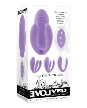Evolved Petite Tickler Mini Vibe w/Remote – Purple by Evolved product image