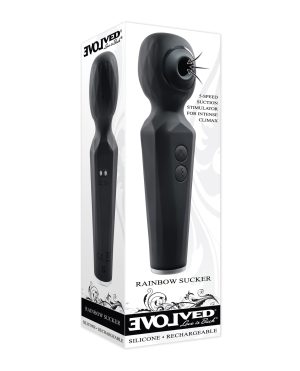 Evolved Rainbow Sucker Wand – Black by Evolved product image