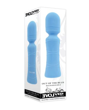 Evolved Out of The Blue Vibrating Mini Wand – Blue by Evolved product image