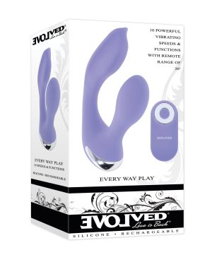 Evolved Every Way Play Remote Controlled Rabbit Vibrator – Lilac by Evolved product image
