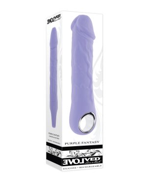 Evolved Purple Fantasy Realistic Vibrator – Purple by Evolved product image