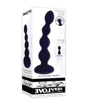 Evolved Pleasure Orbit Remote Controlled Anal Vibe – Purple by Evolved product image