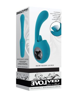 Evolved How Many Licks G-Spot Vibrator – Teal by Evolved product image