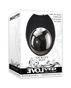 Evolved Lickity Slit Oral Massager – Black by Evolved product image