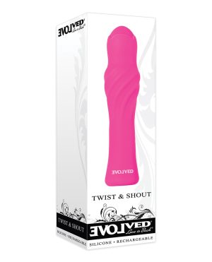 Evolved Twist & Shout Rechargeable Bullet – Pink by Evolved product image