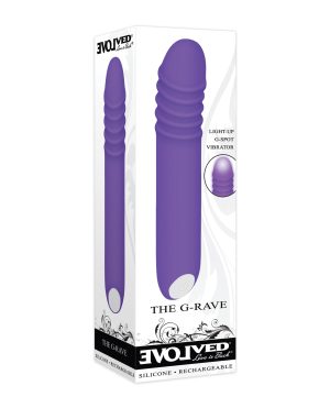 Evolved The G-Rave Light Up Vibrator – Purple by Evolved product image