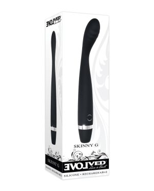 Evolved Skinny G Silicone G Spot Vibrator – Black by Evolved product image