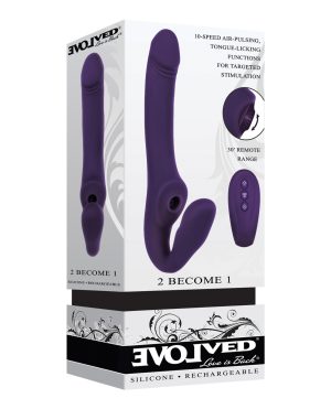 Best Sellers 152 Evolved 2 Become 1 Strapless Strap On – Purple by Evolved product image