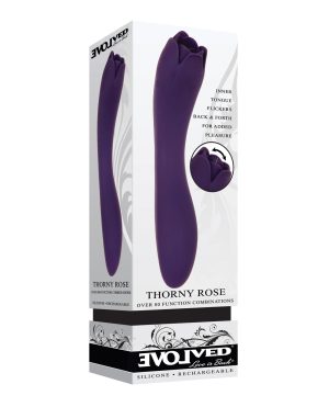 Evolved Thorny Rose Dual End Massager – Purple by Evolved product image
