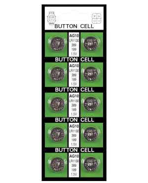 Batteries AG10 – Card of 10 by Erotic Toy Company product image