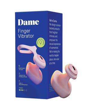 Dame Fin 2.0 Finger Vibrator – Quartz by Dame product image